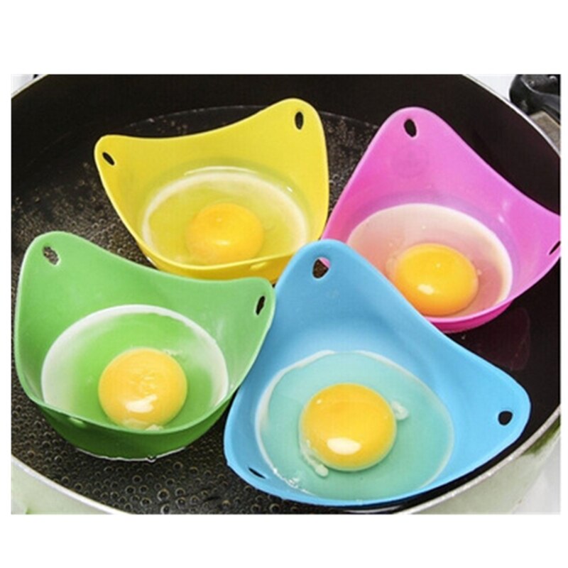 Silicone Egg Poacher Cups Poach Pods Pan Heat Resistant Boiled Egg Holder Nonstick Egg Cooker Maker Kitchen Accessories