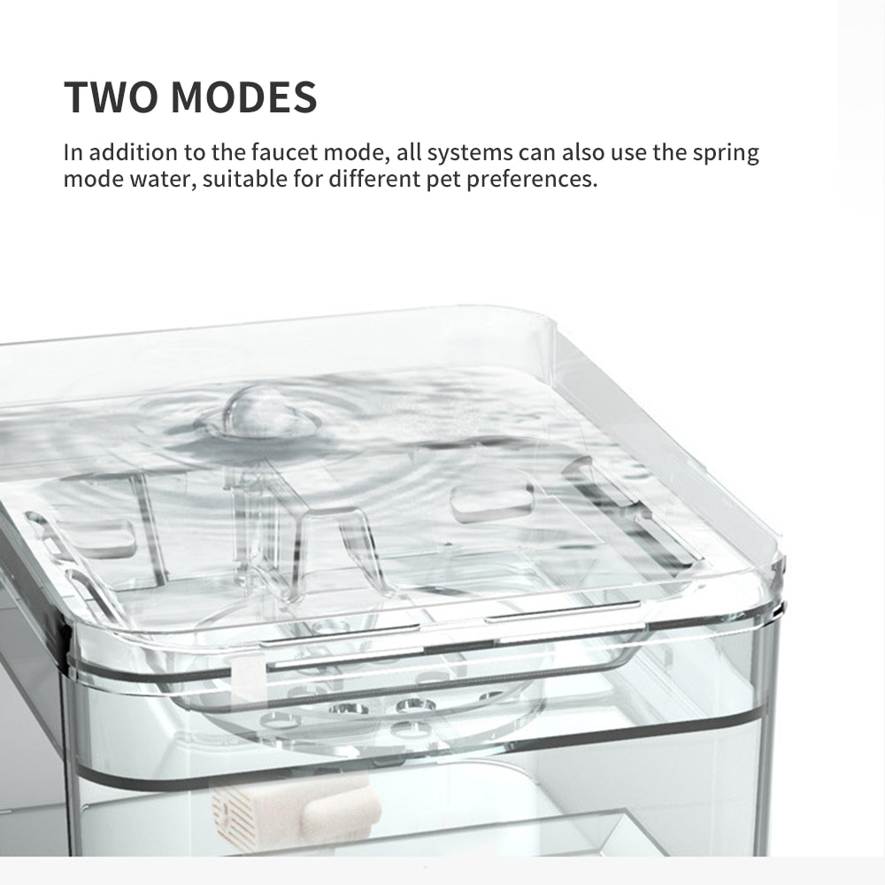 Pet Automatic Water Dispenser Cat Drinking Fountain Intelligent Infrared Induction Electric Water Feeder Depth Filtering