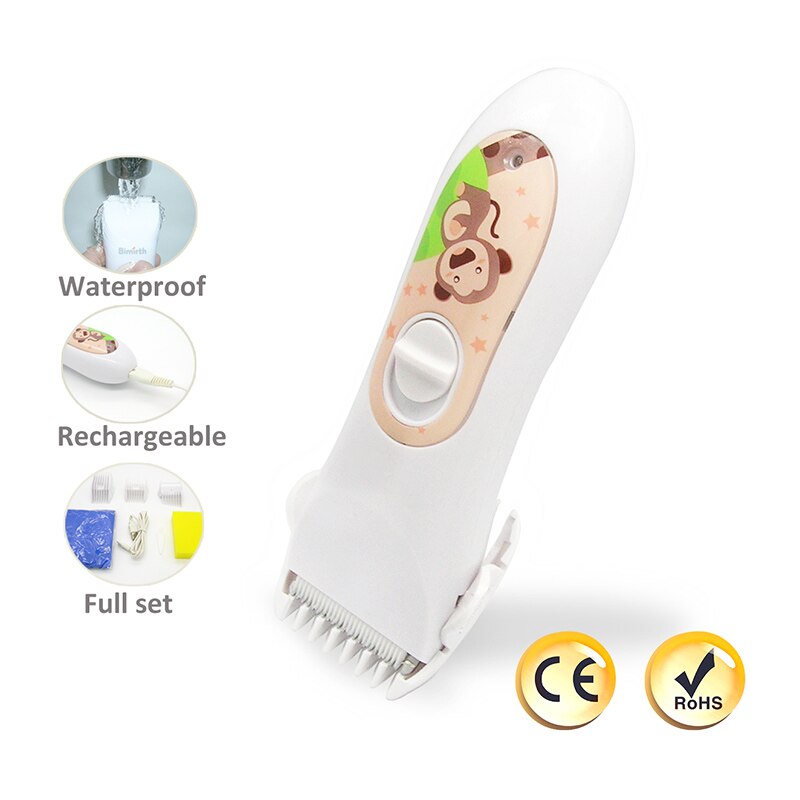 Baby Hair Trimmer Electric Hair Clipper USB Baby Shaver Cutting Baby Care Cutting Remover Rechargeable Quiet Kids Hair Cutting: Default Title