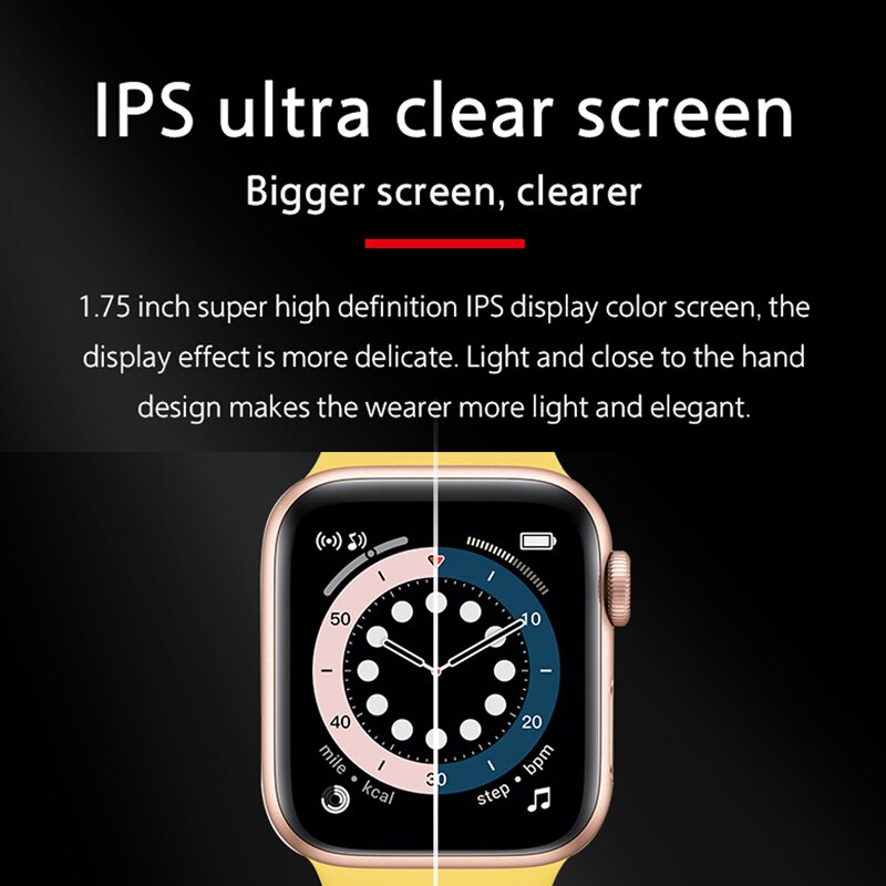 IWO PRO T500+ Smartwatch - 1.75" IPS Display, Bluetooth Calling, Heart Rate & BP Monitor, Fitness Tracker