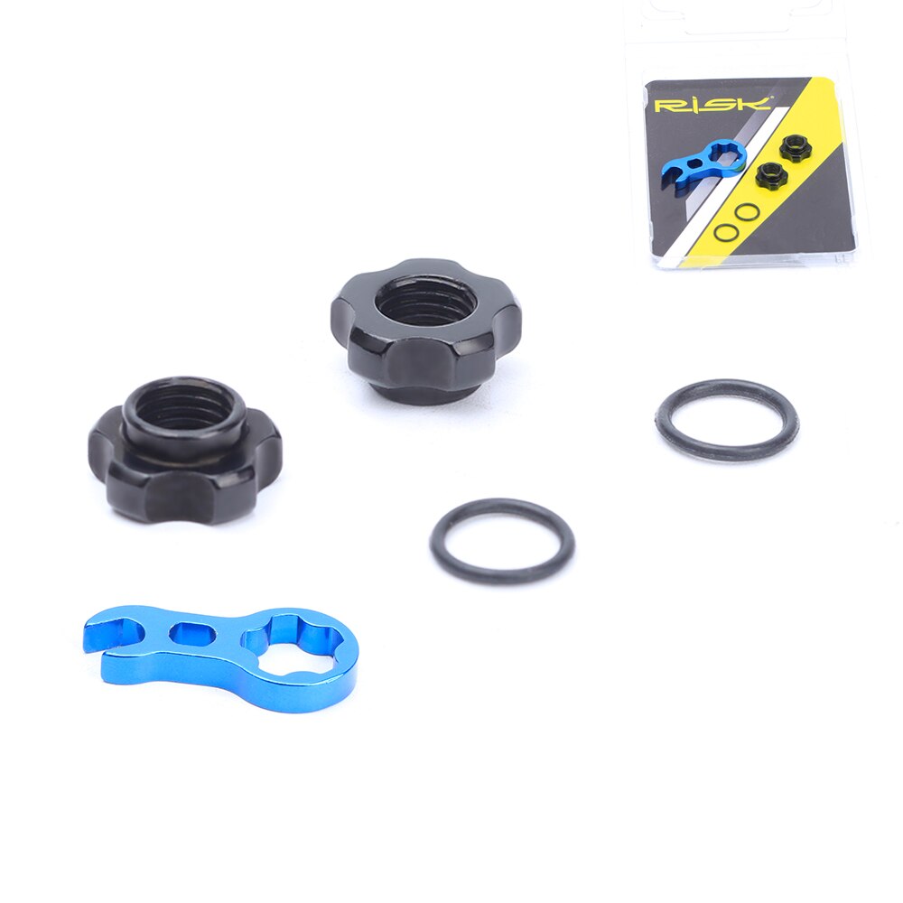 RISK Rim Converter Bicycle Presta/Schrader Valve Adapter Washer Bike Wheel AV-FV Tube Adapter Schrader Valve To Presta Valve