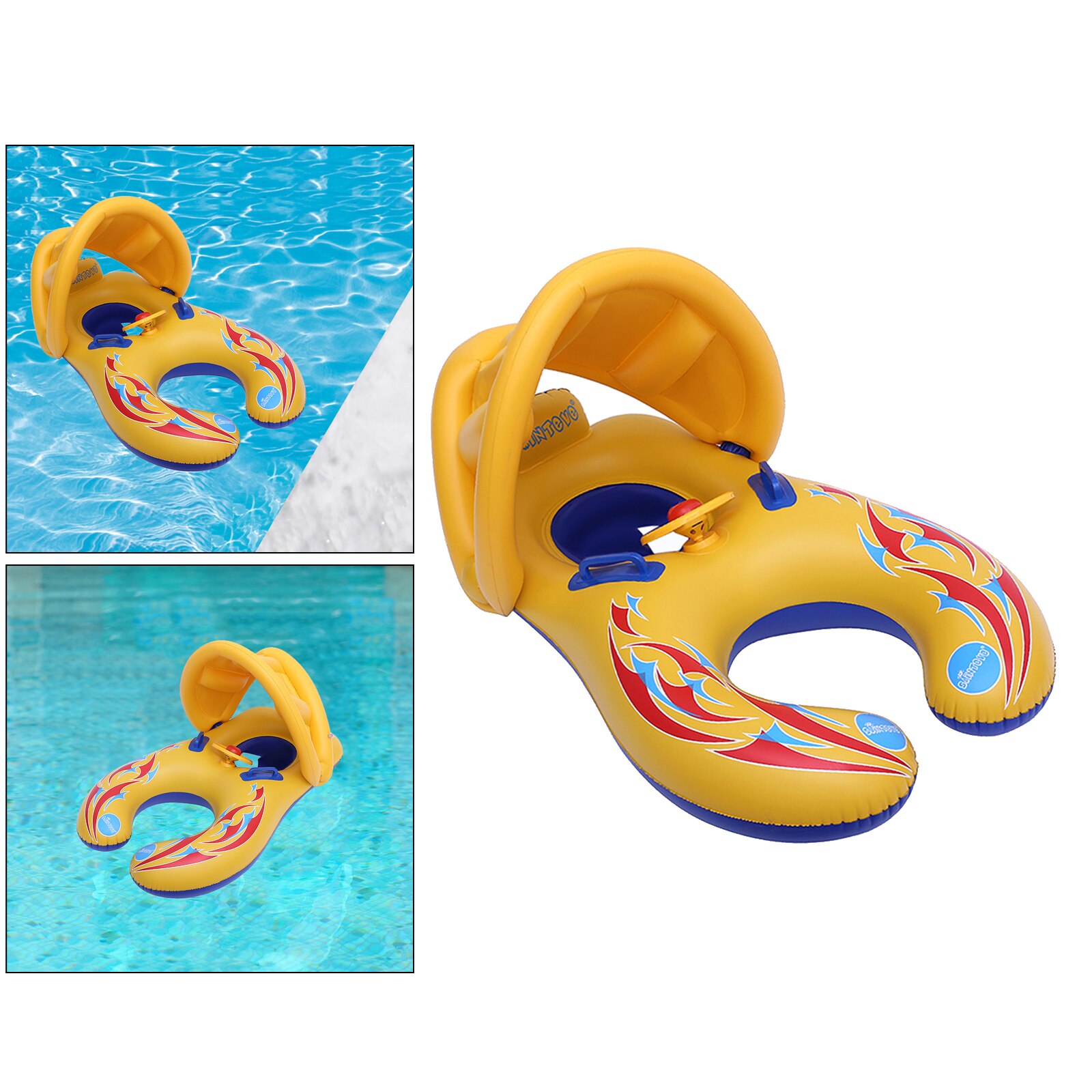 Baby Kids Zwemmen Ring Opblaasbare Peuter Float Trainer Zwembad Water