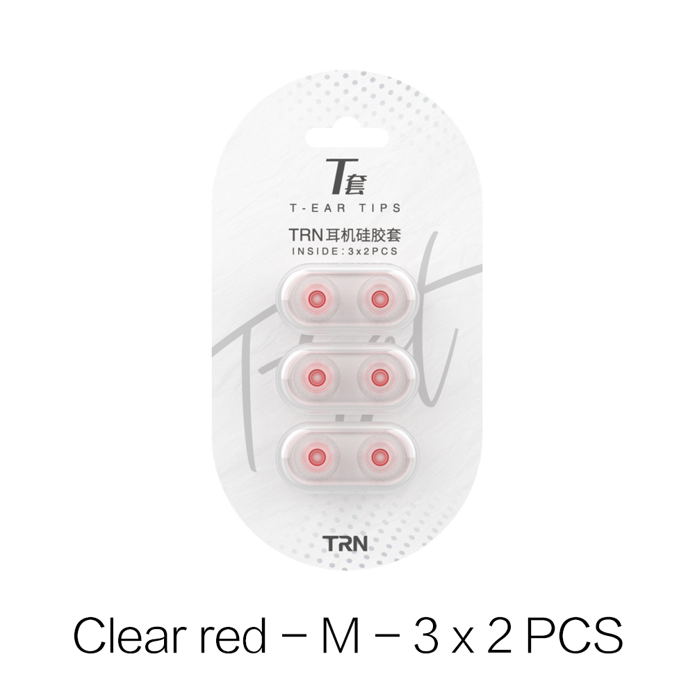 TRN T-auriculares de silicona con doble estructura de soporte, cascos TRN MT3 ST5 BAX EMX, novedad, 3 pares: Caqui