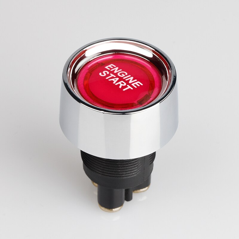 Botón de arranque único para coche, 12V, botón de arranque de motor, interruptor de encendido, sistema de arranque de entrada sin llave