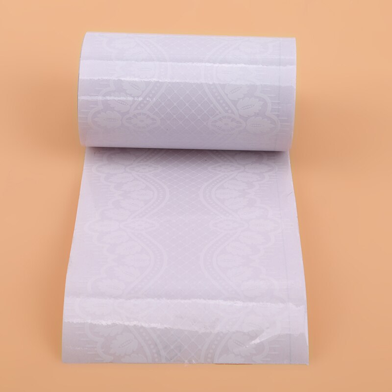 Lace Wall Sticker Bathroom Sliding Door Stickers Film Balcony Window Glass Stickers Store Decoration Window Glass Stickers 10m