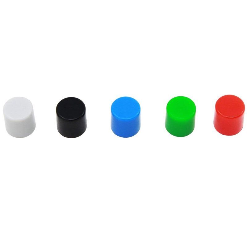 Tactile Drukknop Mini Momentary Tact Assortiment Kit Met Kleurrijke Button Caps 420 Pcs (Switch Knop Caps 420 stuks)