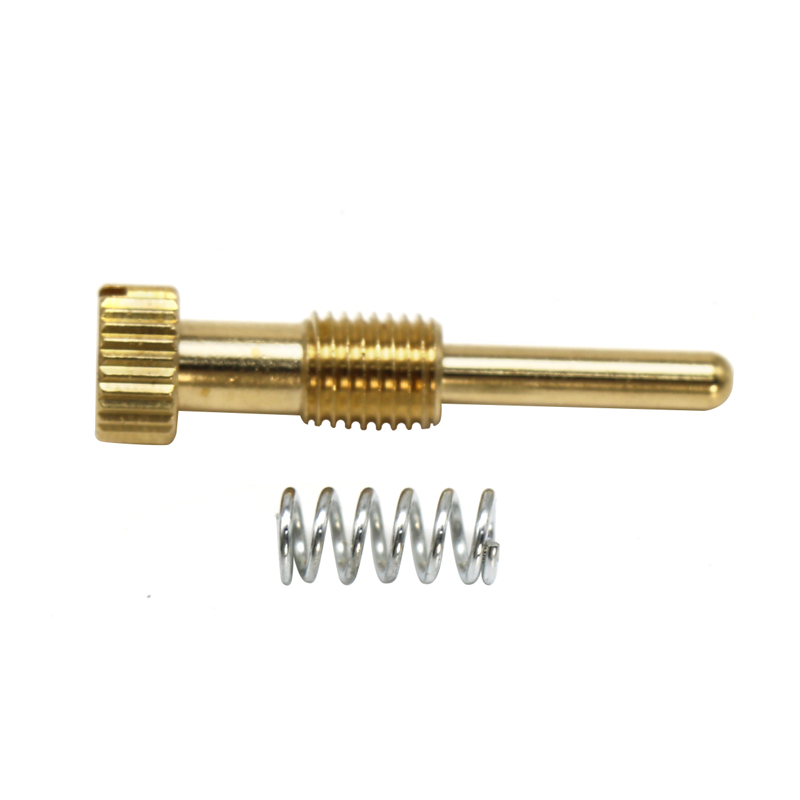 ZSDTRP para carburador Mikuni VM22, tornillo mezclador de aire y combustible, tornillo piloto, tornillo de ajuste de velocidad de ralentí, juego de tornillos del acelerador para YBR125: Verde militar