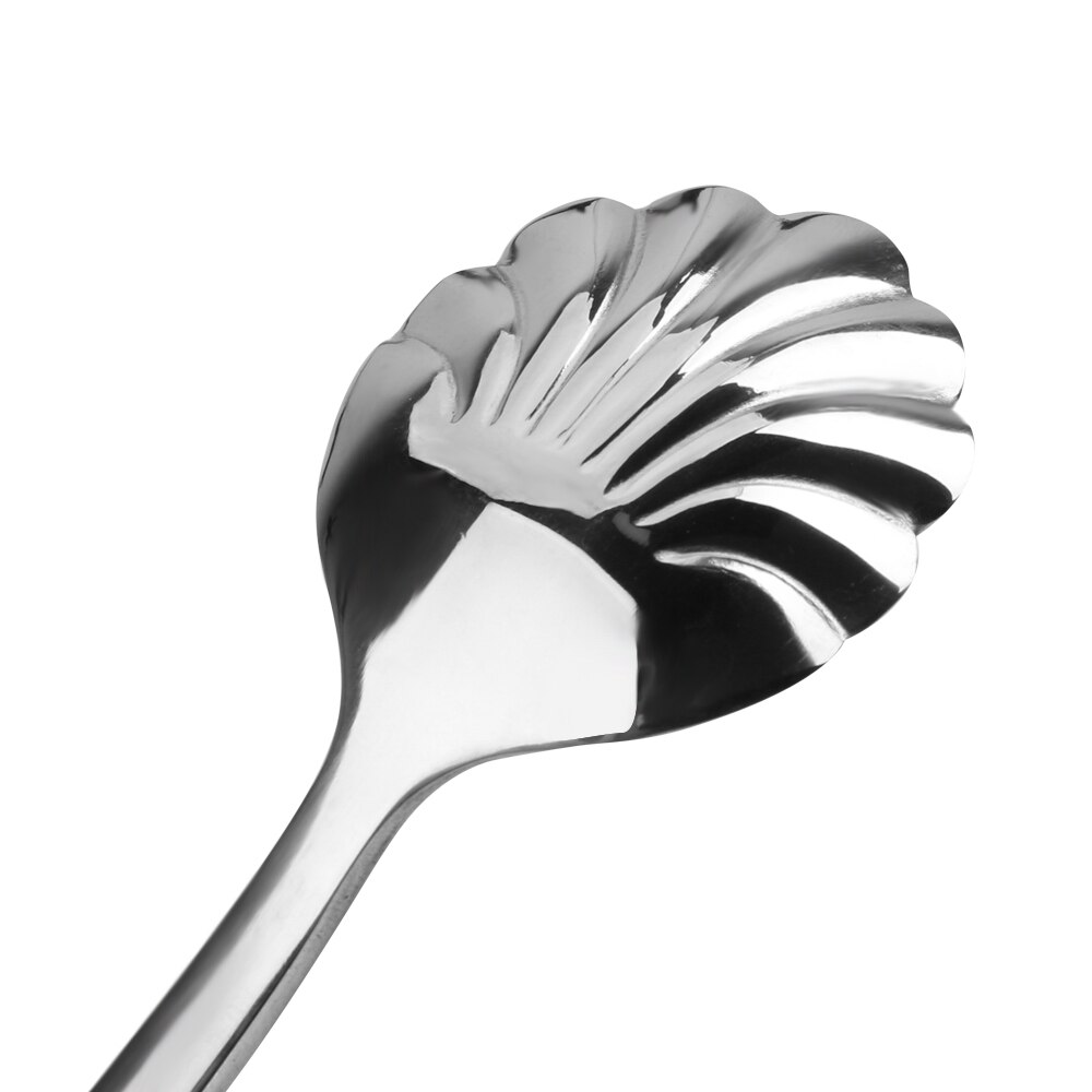 Leuke Shell Lepel Koffie Lepel Voor Bar Party Mini Rvs Servies Ijs Dessert Lepel Thuis Keuken Accessoires