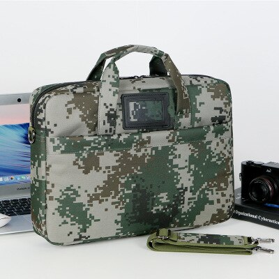 Computer mænds taske kina camouflage håndtasker vandtæt kvinders dokumentmappe dokumenter med høj kapacitet taske lynlås forretning laptop taske: 2