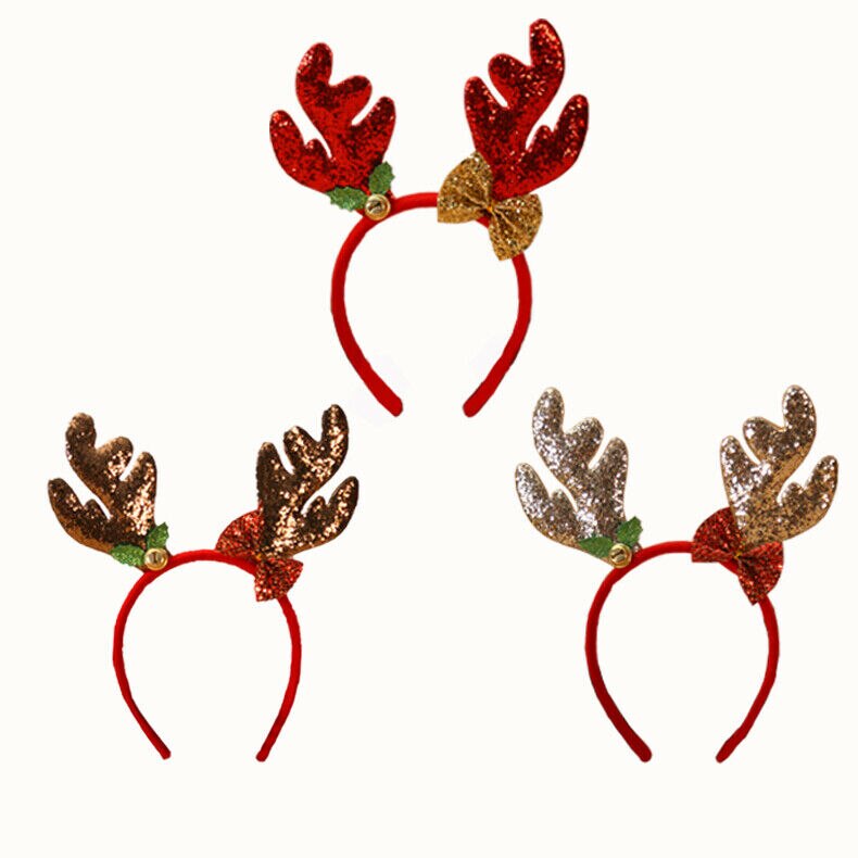 Kerst Hoofdbanden Xmas Haaraccessoires Hoofdbanden Fancy Reindeer Antlers Haarband Xmas Party Decor Hairhoop