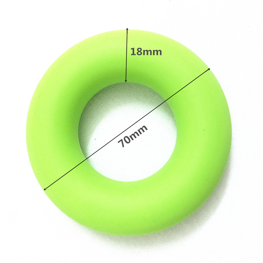Silicone Strength Finger Hand Grip Muscle Power Training Rubber Ring Exerciser Gym Tools MVI-ing