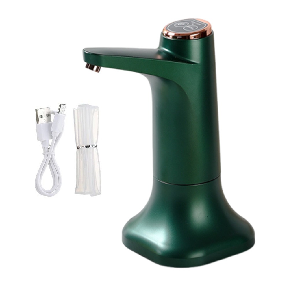 Probador de agua eléctrico de poco ruido, Control de botón, bombeo más rápido, dispensador de agua automático, portátil, recargable por USB: Azul