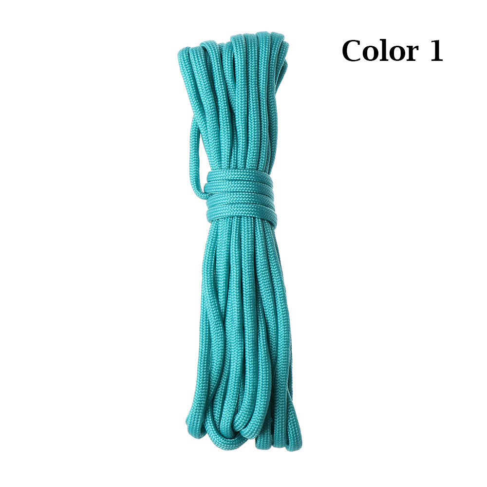 5 Meter länge 7-Strang Nylon Fallschirm-schnur Schlüsselband Zelt Seile Durchmesser 4mm draussen Werkzeuge Wandern Camping Ausrügestochen überleben Bausatz: 01