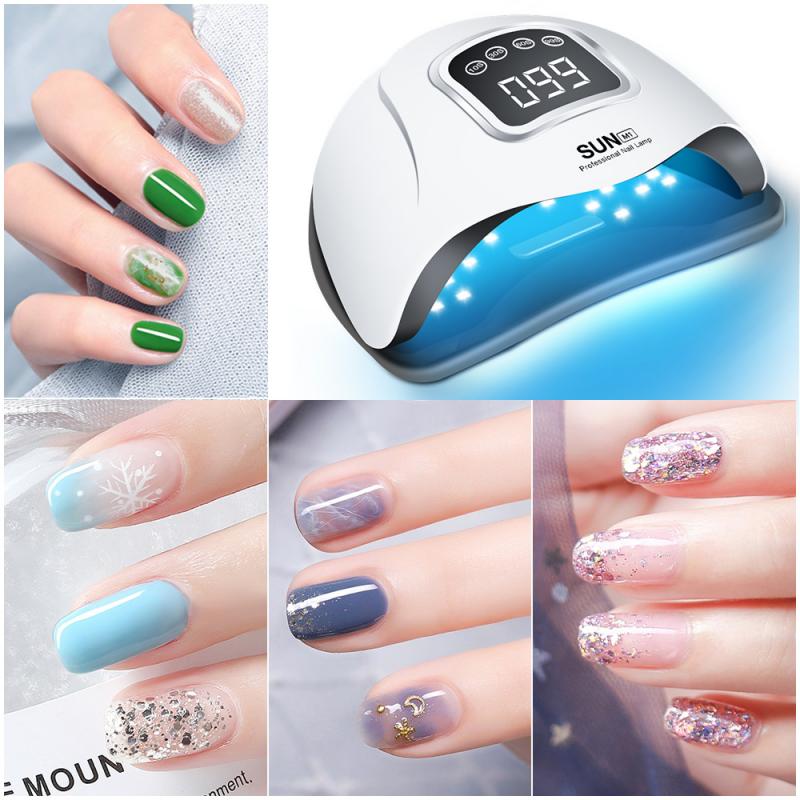 SUN M1-Lámpara de secado rápido para uñas, accesorio para manicura, con 45 LED UV, 168W