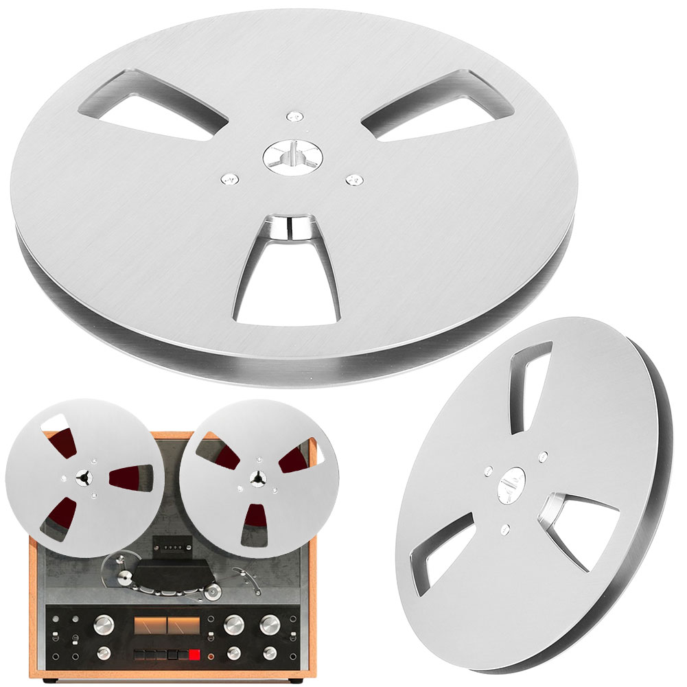 1/4 7 Inch Lege Tape Reel Aluminium Lege Tape Reel 3 Gaten Opname Takeup Reel voor TEAC Universeel voor Reel To Reel Tape