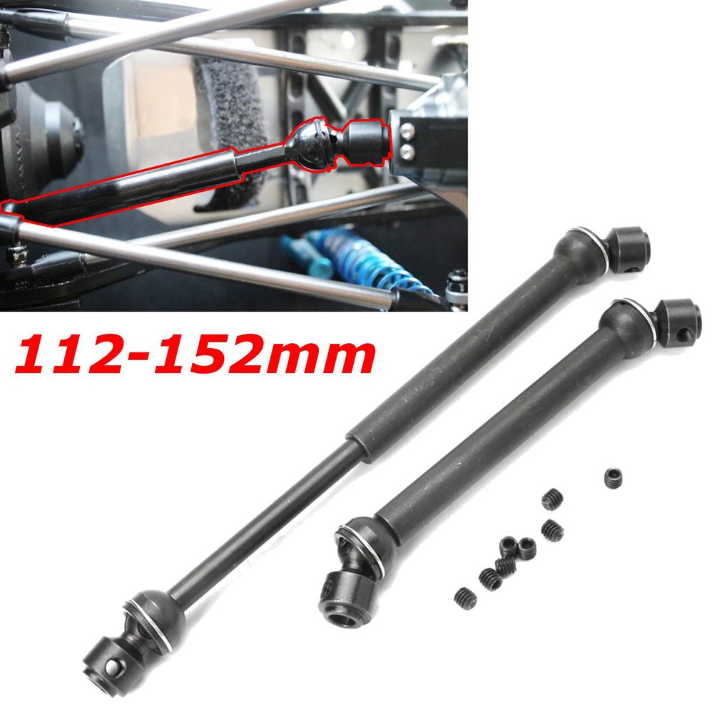 1 Pair Heavy Duty Steel Drive Shaft Compatible Axial SCX10 Wraith RC Crawler Trucks VS998