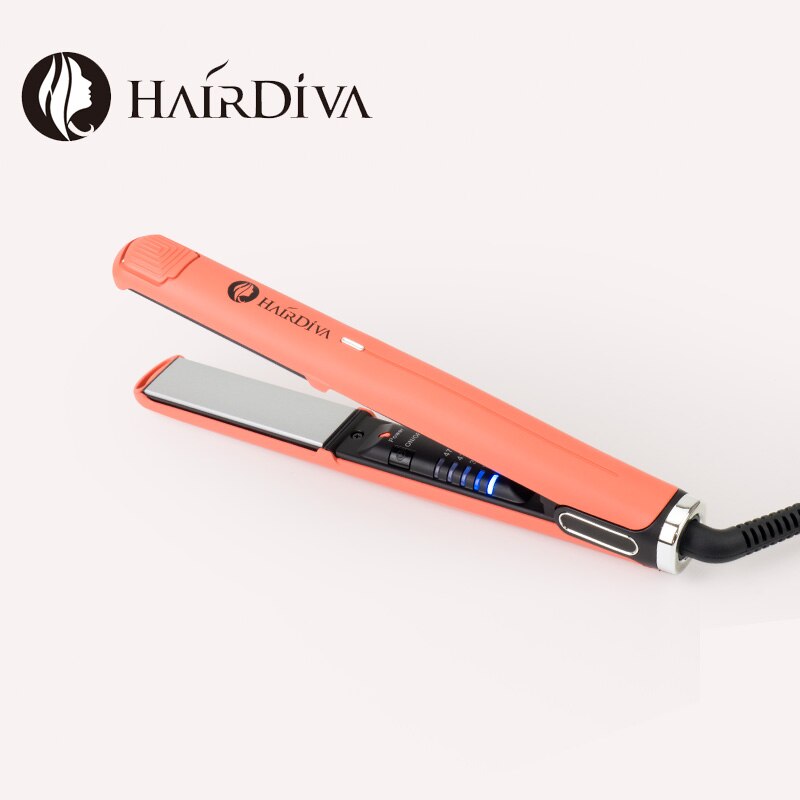 HairDiva 240C 470F planchas de pelo con queratina plancha de pelo 43/5000 Placas calefactoras nanocerámicas de calentamiento instantáneo