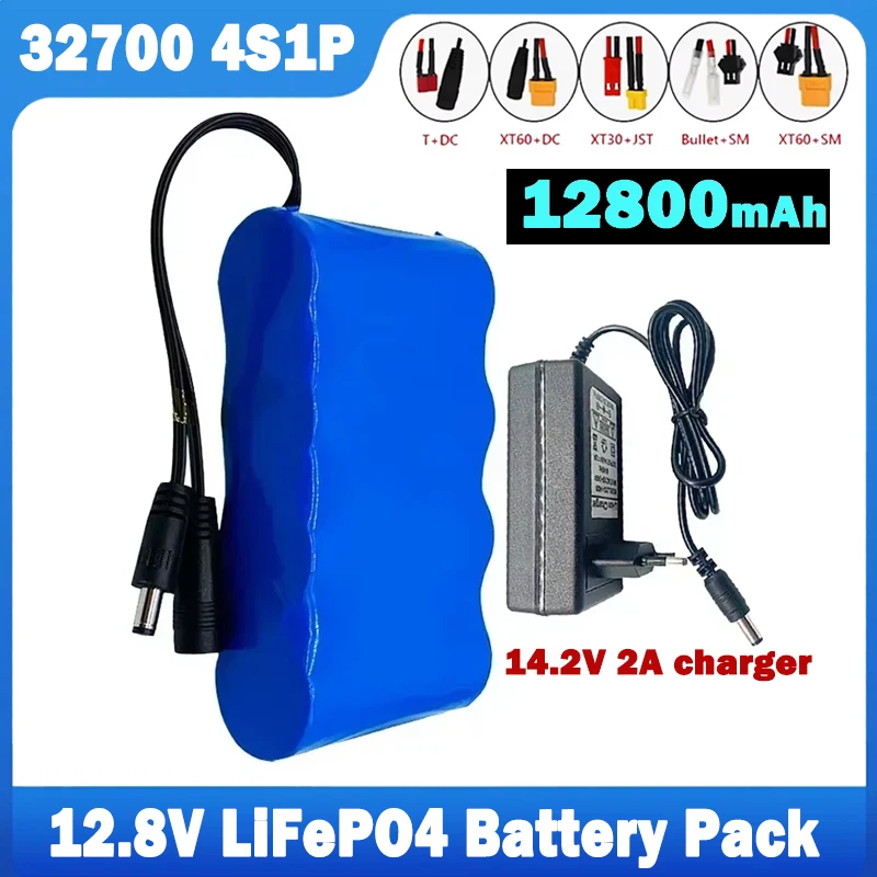 32700 LiFePO4-batterij 4S1P 12,8 V lithium-ijzerfosfaatbatterij 40A elektrische bootbalans 12 V ononderbroken voeding