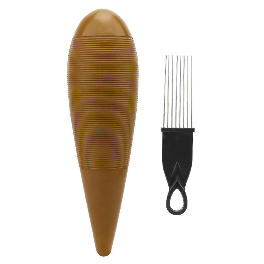 Guiro de plástico con rascador, instrumento de percusión Orff, juguete de enseñanza de música