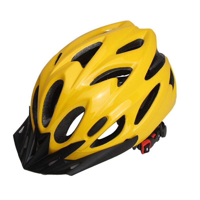Fietshelm Rijden Helm Een Stuk Molding Unisex Security Fietsen Apparatuur Elektrische Auto Super Licht Ademend Eps Foam Pc: yellow