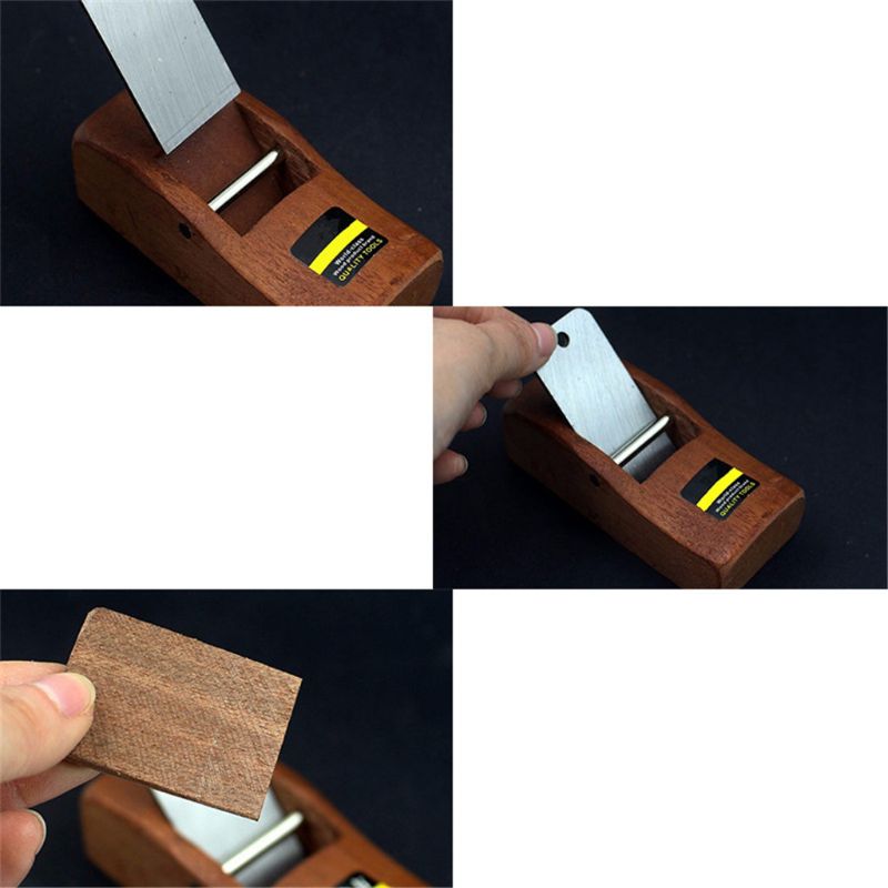 Mini Woodworking Hand Planer Carpenter Flat Plane Bottom Edge Wood Trimming Tool L4MB