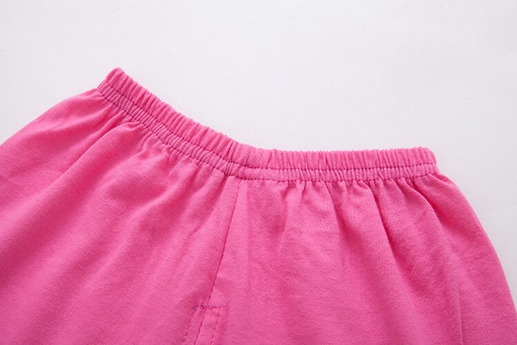 Zomer 1-5Y Kinderen Shorts Katoenen Shorts Voor Jongens Meisjes Kleine Olifant En Kleine Beer Gedrukt Korte Sport Broek Baby