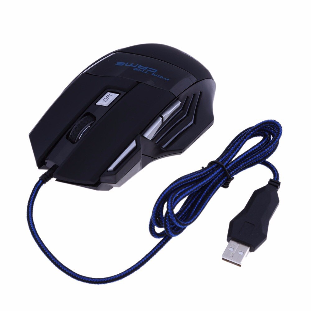 5500 DPI Optische USB Wired Maus LED Fäule Gaming Mouse 7 Taste Maus Mäuse für Gamer PC Laptop Computer