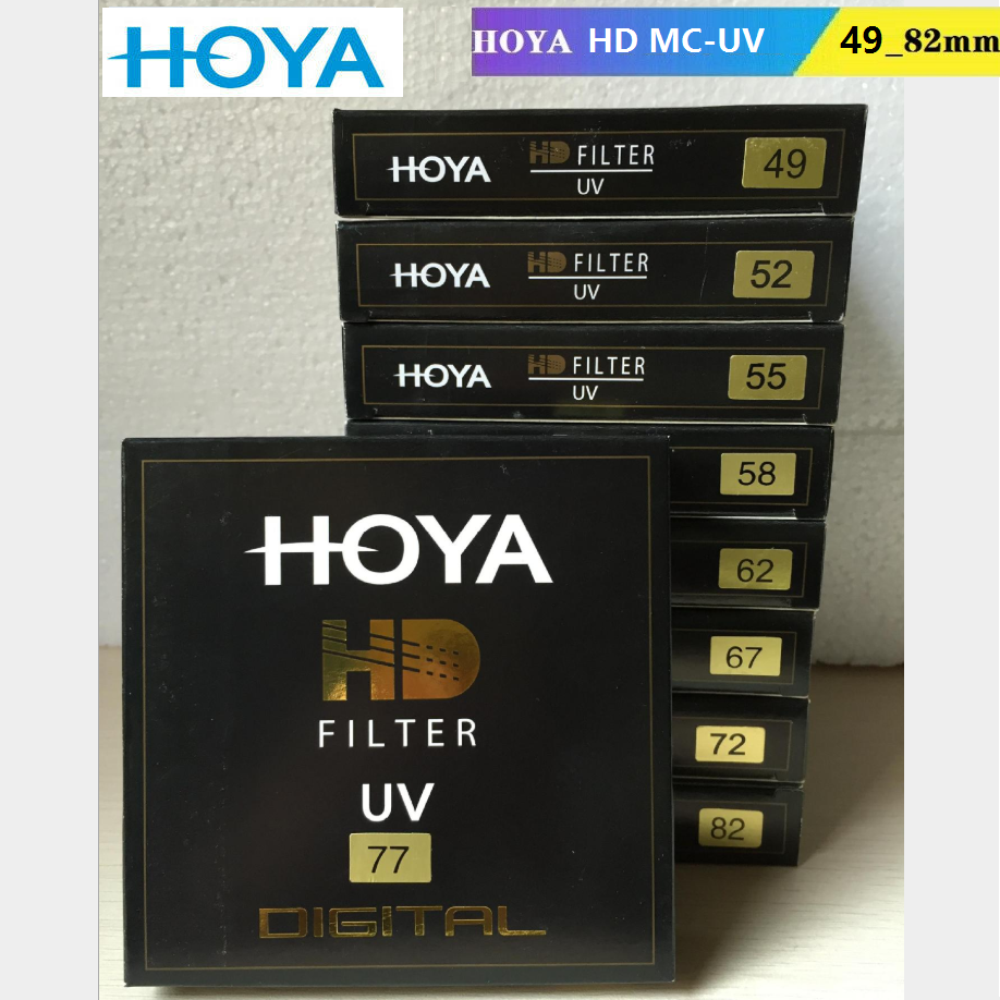 Hoya Hd Uv 49-82Mm Gehard Multi-Coated Digitale Ultra Filter Voor Nikon Canon Sony Camera Lens nd Filter Benro Film Camera &#39;S
