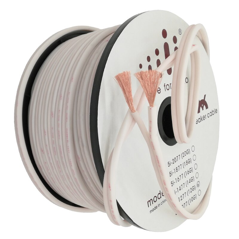 Speaker Cable 12/16/18 Car Audio Standard Oxygen-free Copper Pure Copper Speaker Cable To Connect The Car Amplifier Subwoofer