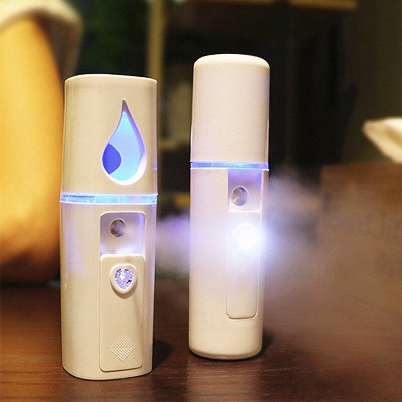 1PC Ultrasonic Mini Air Humidifier USB Rechargable Humidifier Handheld Portable Steam Face Humidifier For Home