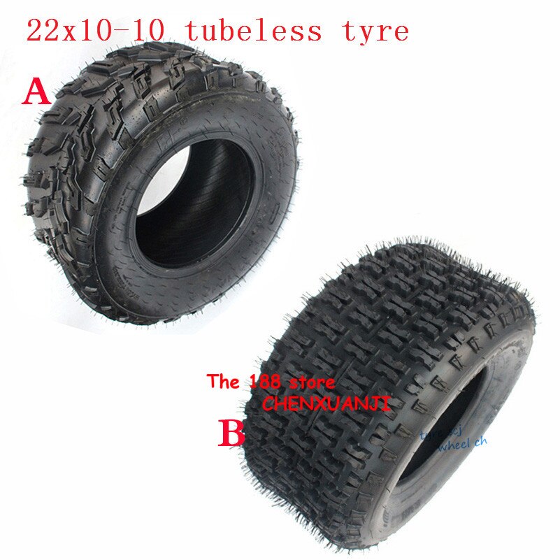 22x10-10 Tire 22x10.00-10 4Ply Snow / Mud Tyre Lawnmower Garden Tractor ATV Buggy Go Karts Vacuum Wheel Tire