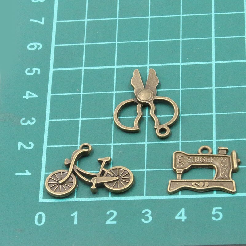 20Stck 3 Arten Spritze Stethoskop Reize Medizin Flasche Thermometer Anhänger Schmuck, Der Für DIY Handgemachte Handwerk