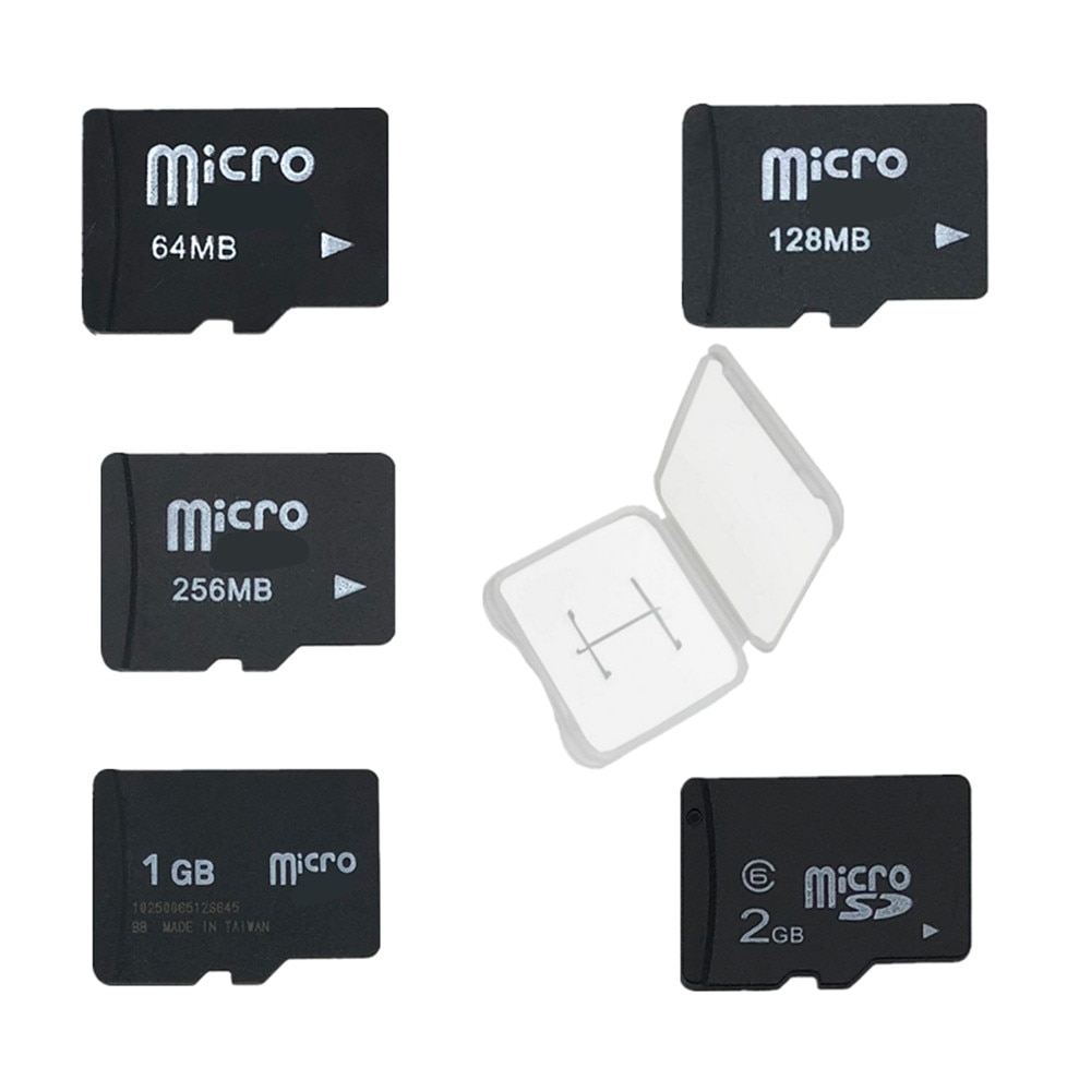 FREE Card Case! 10pcs/lot 128MB 256MB 512MB 1GB 2GB Micro card TF CARD Flash Memory Card (Secure Digital) TransFlash Card