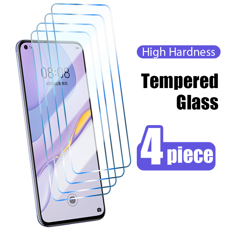 4pcs Tempered Glass For Huawei P40 P30 P20 Lite 5G E P20 Pro Screen Protector For Huawei P Smart S Z Glass