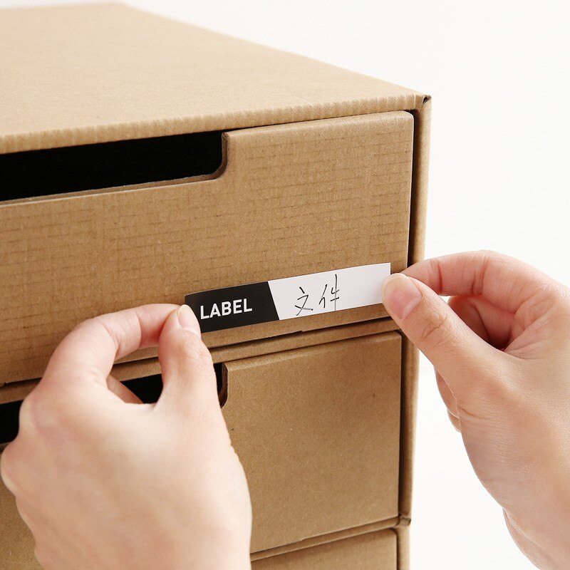 Multi-layer File Drawer Storage Box Multifunctional Kraft Paper DIY Sundry Document Home Cosmetic Jewelry Organizer