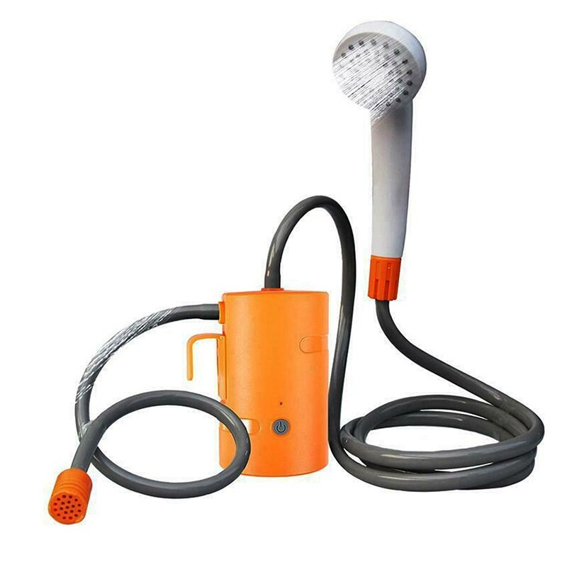 Ducha eléctrica portátil de Ducha de Camping, Ducha de Camping al aire libre con batería integrada, recargable, resistente al agua: Default Title
