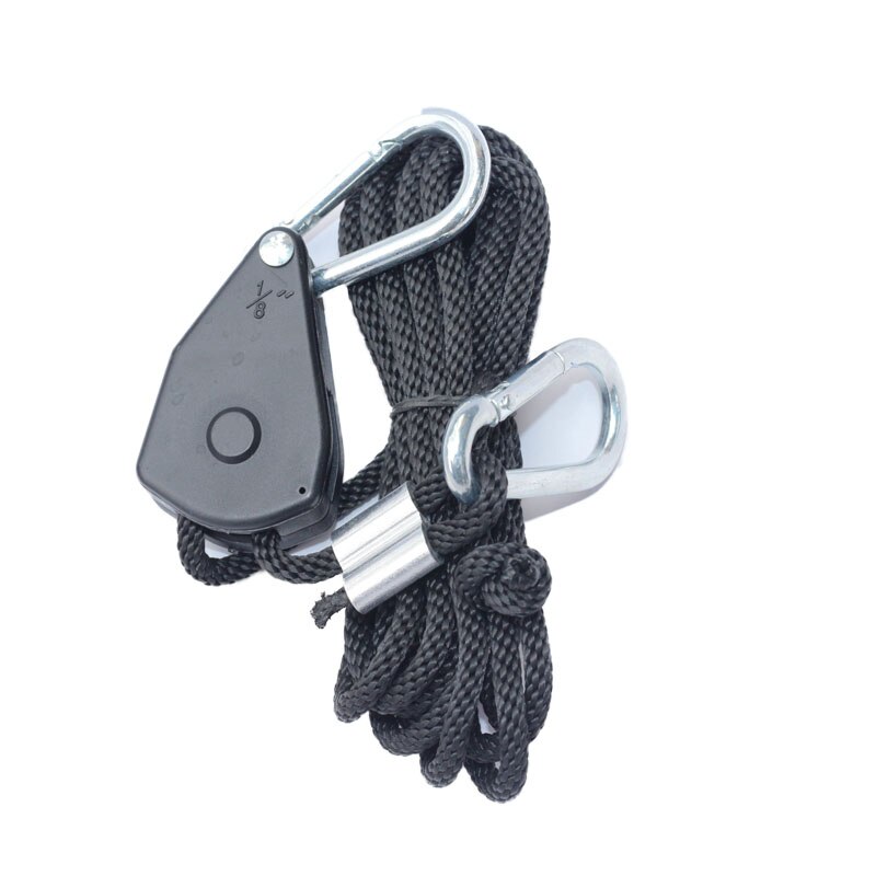 Adjustable 1 PCS 1 Pair 2 Pair 1/8 Inch Nylon Rope Ratchet Hangers for Grow Tent Room Fan Carbon Filter Led Grow Light
