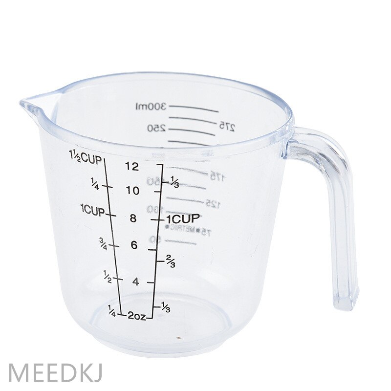 300ml measuring cup transparent measuring cylinder graduated measuring cup plastic