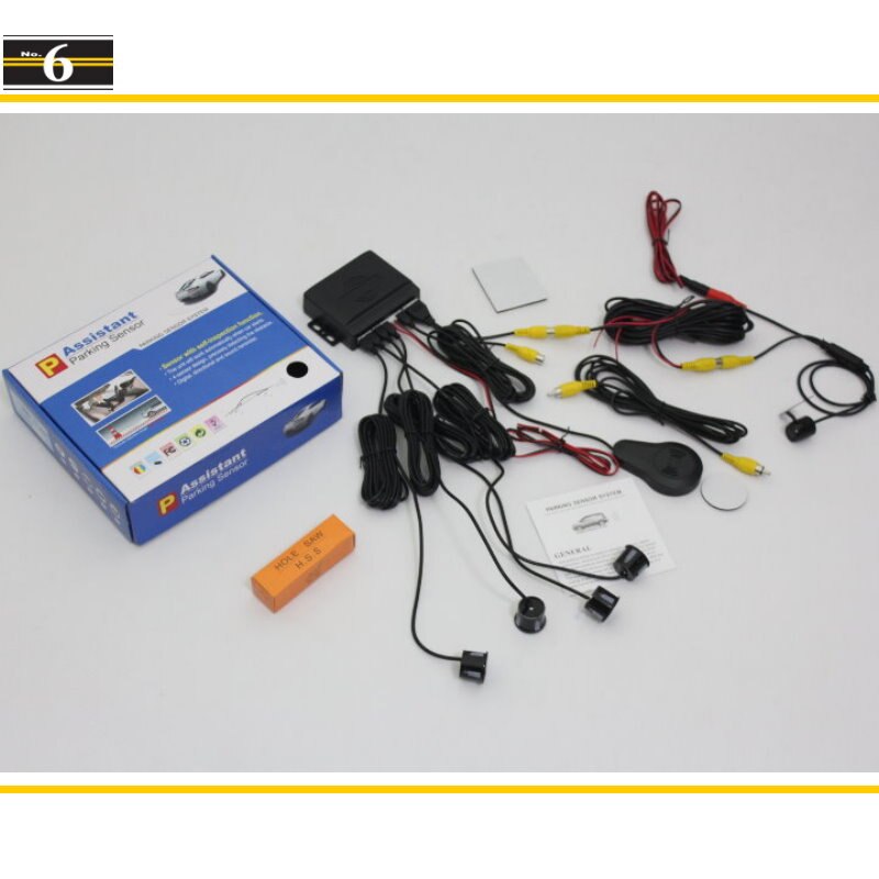 For Toyota Land Cruiser Prado 2700/4000 Car Parking Sensors Rearview Camera Auto Alarm Sensor Reverse Parking System