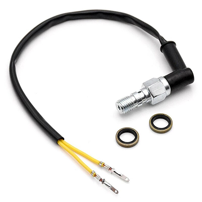 Motorcycle Rear Brake Light Hydraulic Pressure Switch M10x1.25mm Banjo Bolt Universal Motorcycle Hydraulic Brake Light Switch