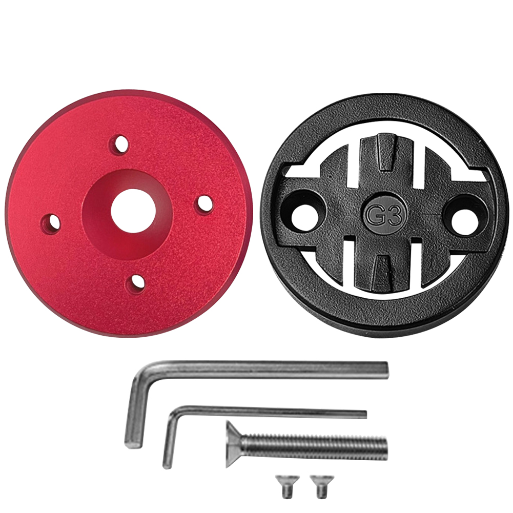 Support de compteur de vitesse GPS pour vélo, en alliage, étanche, pour VTT, accessoires Garmin: Rouge