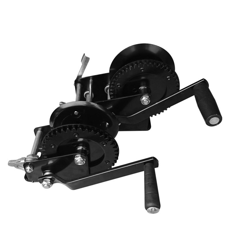 HQ 800-3000LBS Heavy Duty Boat Truck Self Locking Wire Rope Cable Ratcheting Manual Hand Winch