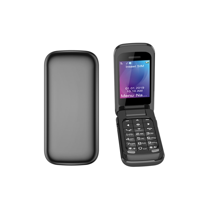 UNIWA L8star BM60 Mini Flip Mobile Phone MP3 Magic Voice Bluetooth Dial 3.5 Earphone Jack Music Clamshell Cellphone