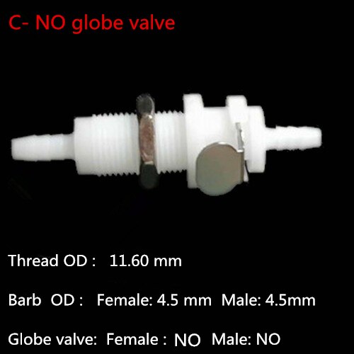 CPC Quick-Disconnect Hose Barb Quick Connector: 6