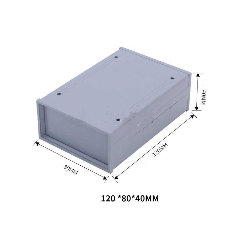 Blue Plastic Cover Electronic Project Instrument Enclosure DIY Box Junction Box Housing Black Housing Case Power module shell