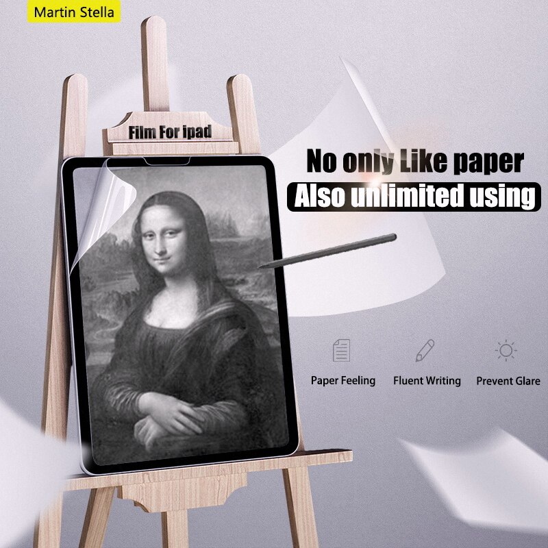 Paper Like Matte Film For Funda Ipad Pro 11 12.9 9.7 10.2 10.5 Screen Protector For Ipad Air Mini 1 2 3 4 5 6 Pet