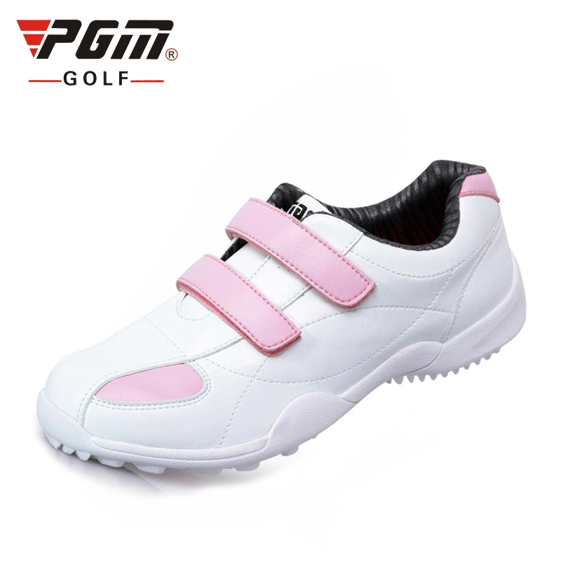 Pgm femmes léger faible aide Golf chaussures dames crochet boucle antidérapant Sport chaussures spikless entraînement baskets AA10098