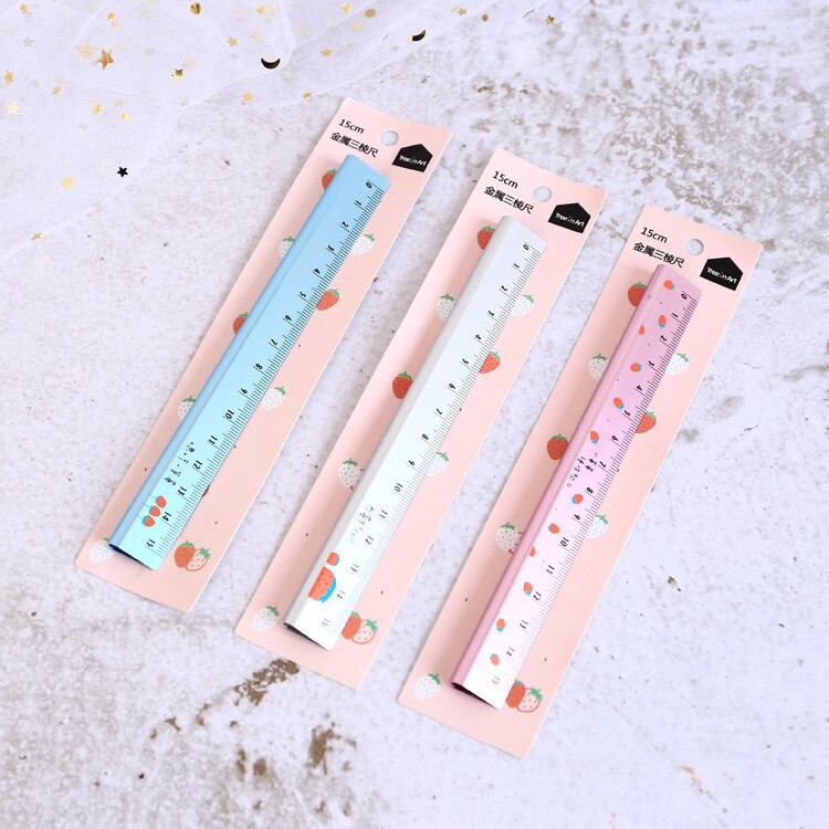 Strawberry Fruit Triangle Metal Ruler Measuring St... – Vicedeal