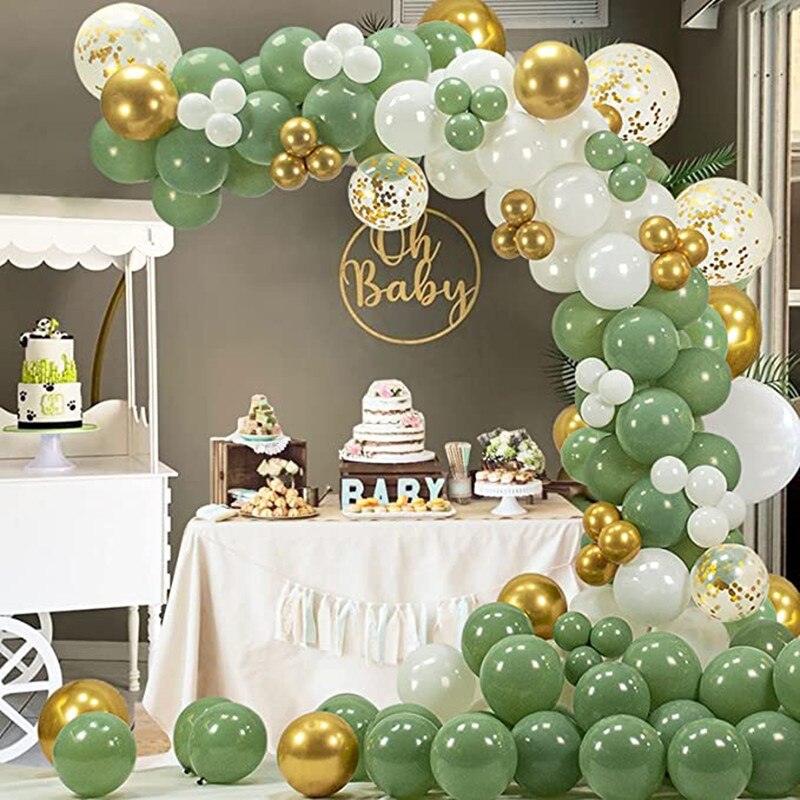 White Themed Balloon Garland Arch Kit Bride to be Latex Balloon Wedding Birthday Party Decoration White Globos Baby Shower