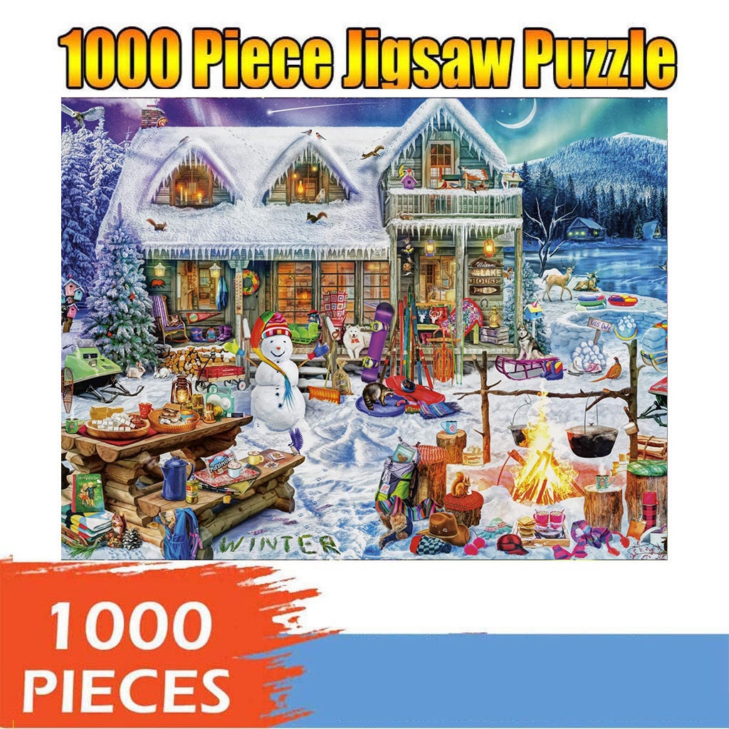 Weihnachten Thema Rätsel 1000 Stück Erwachsene Puz... Grandado